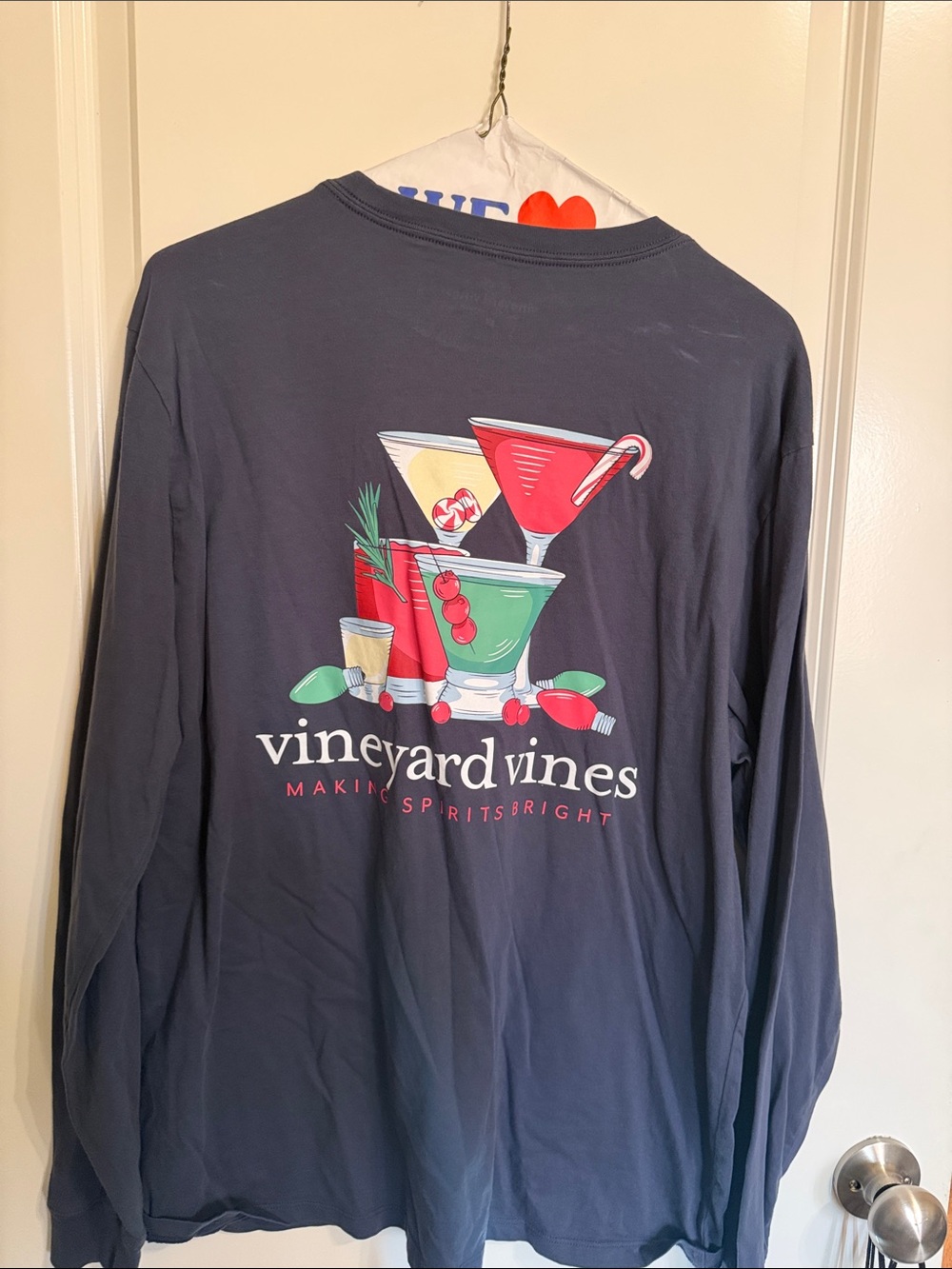 Shirt with cocktail graphic